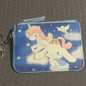 Unicorn Cinnamoroll Coin Purse Wallet Keychain